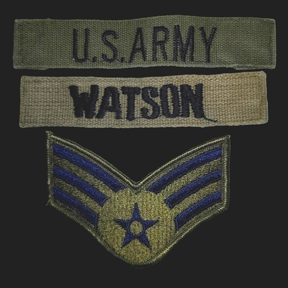 ❤️ Vintage USA WATSON Patches 3 Patches - Picture 1 of 5